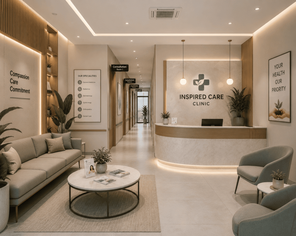 Clinics interior Commercial Spaces