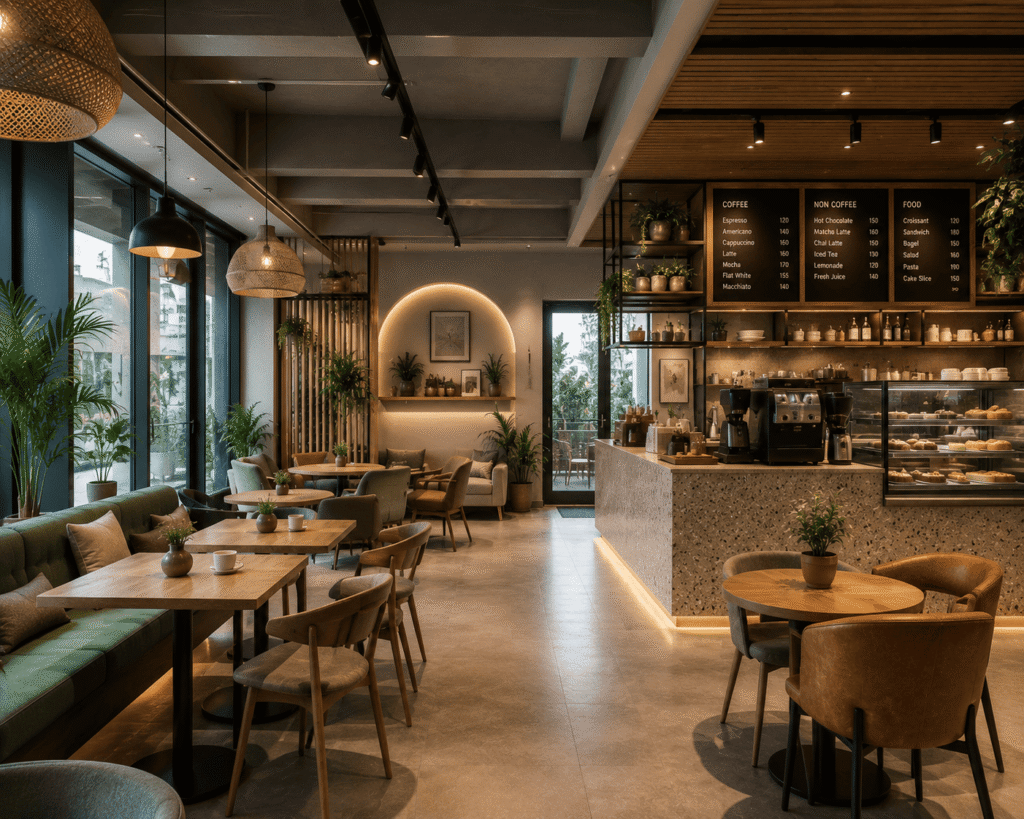 Cafe interior Commercial Spaces