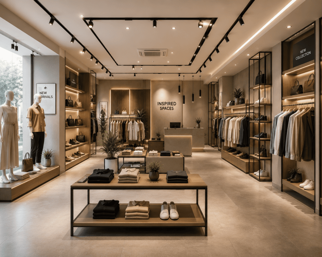retail stores Commercial spaces